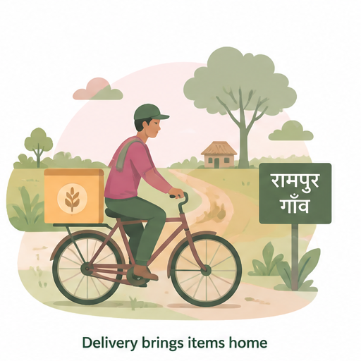 सामान घर पहुँचेगा